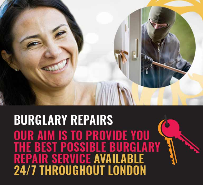 Locksmith for Burglary Damage Repair in Wormwood Scrubs W12 & throughout West London